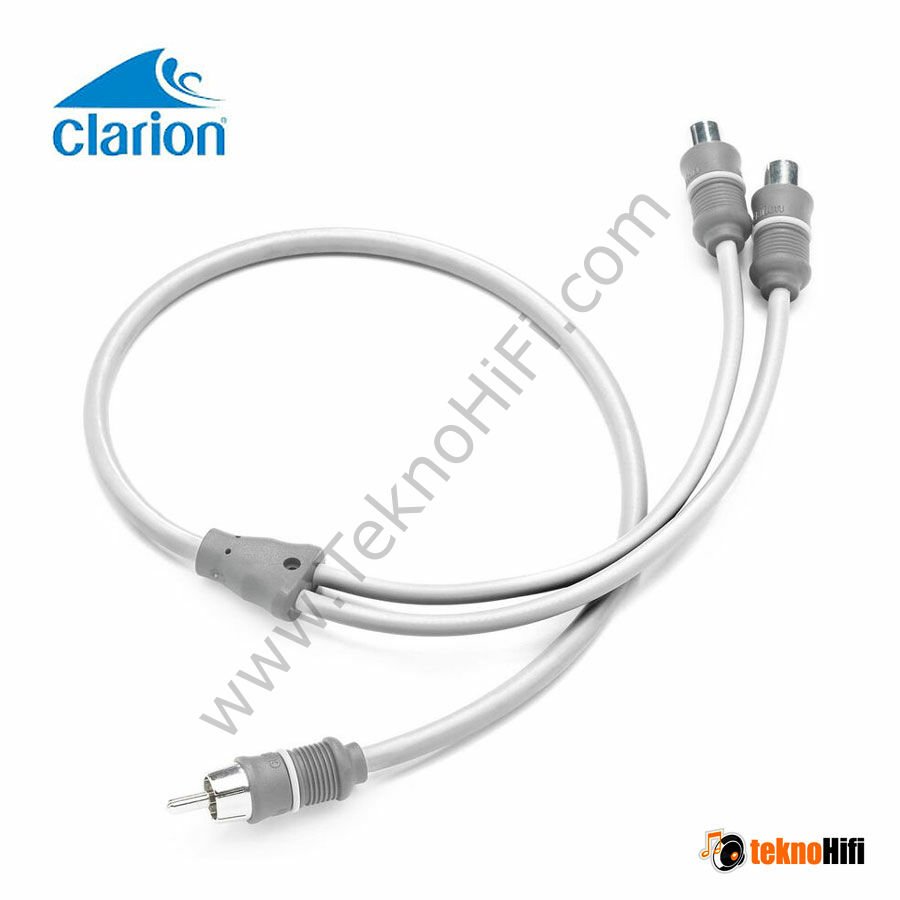 Clarion CMC-GRYAICY-1M2F Marine Y-Adaptor, 1 Male Plug, 2 Female Jacks