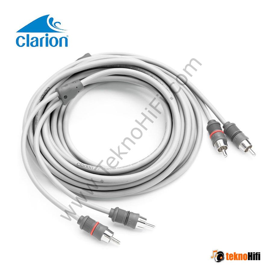 Clarion CMC-GRYAIC2-18 2-Channel, 18 ft (5.5 m) Marine Audio Interconnect kablo