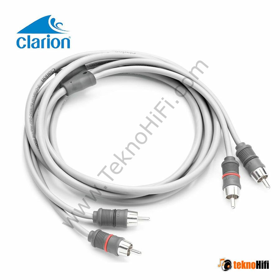 Clarion CMC-GRYAIC2-6 2-Channel, 6 ft (1.83 m) Marine Audio Interconnect kablo