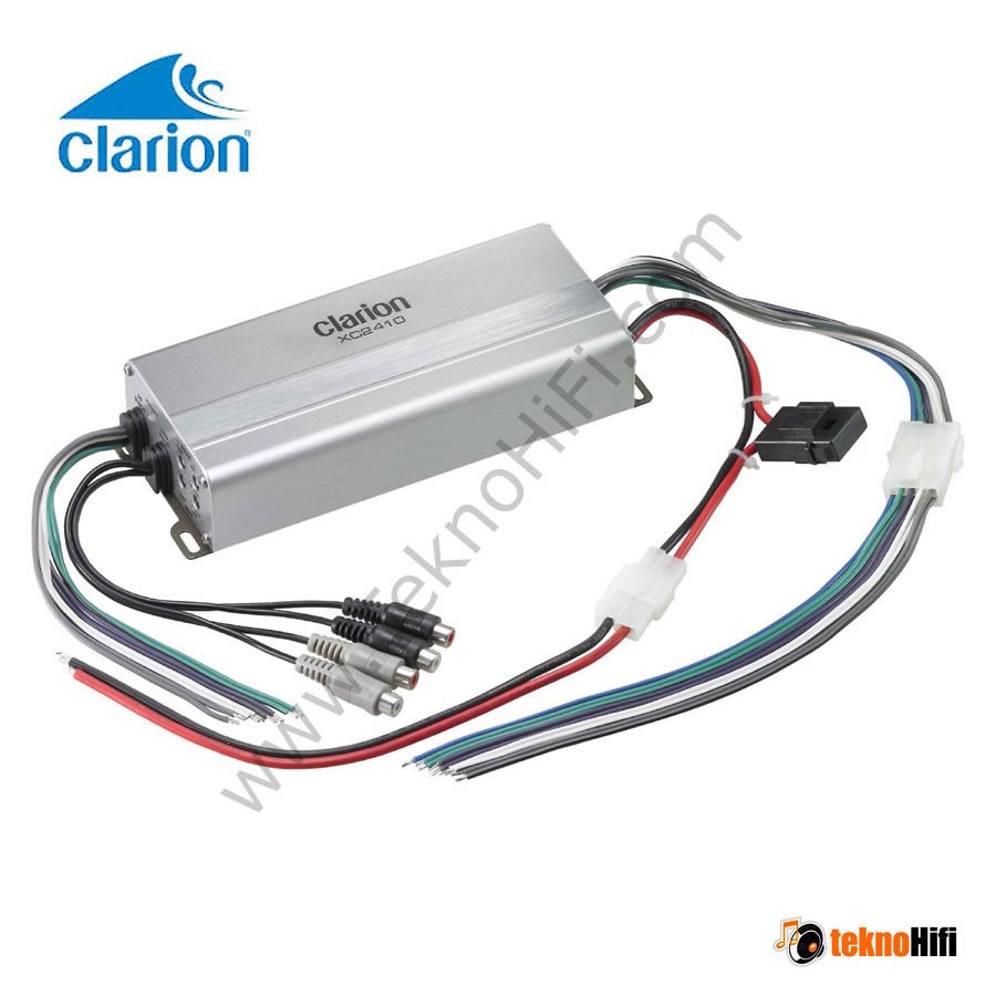 Clarion XC2410 4 Kanal D Sınıfı Marine Amplifikatörü, 300 W