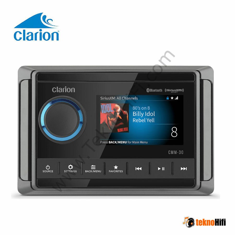 Clarion CMM-30 Renkli LCD Marine Dijital Media Receiver