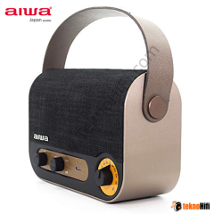 Aiwa RBTU-600  Vintage tarzı taşınabilir radyo ve bluetooth hoparlör