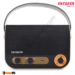 Aiwa RBTU-600  Vintage tarzı taşınabilir radyo ve bluetooth hoparlör