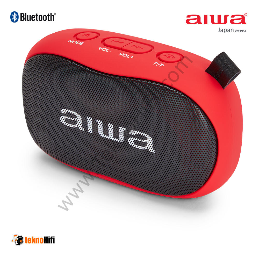 Aiwa BS-110RD Taşınabilir Bluetooth Hoparlör