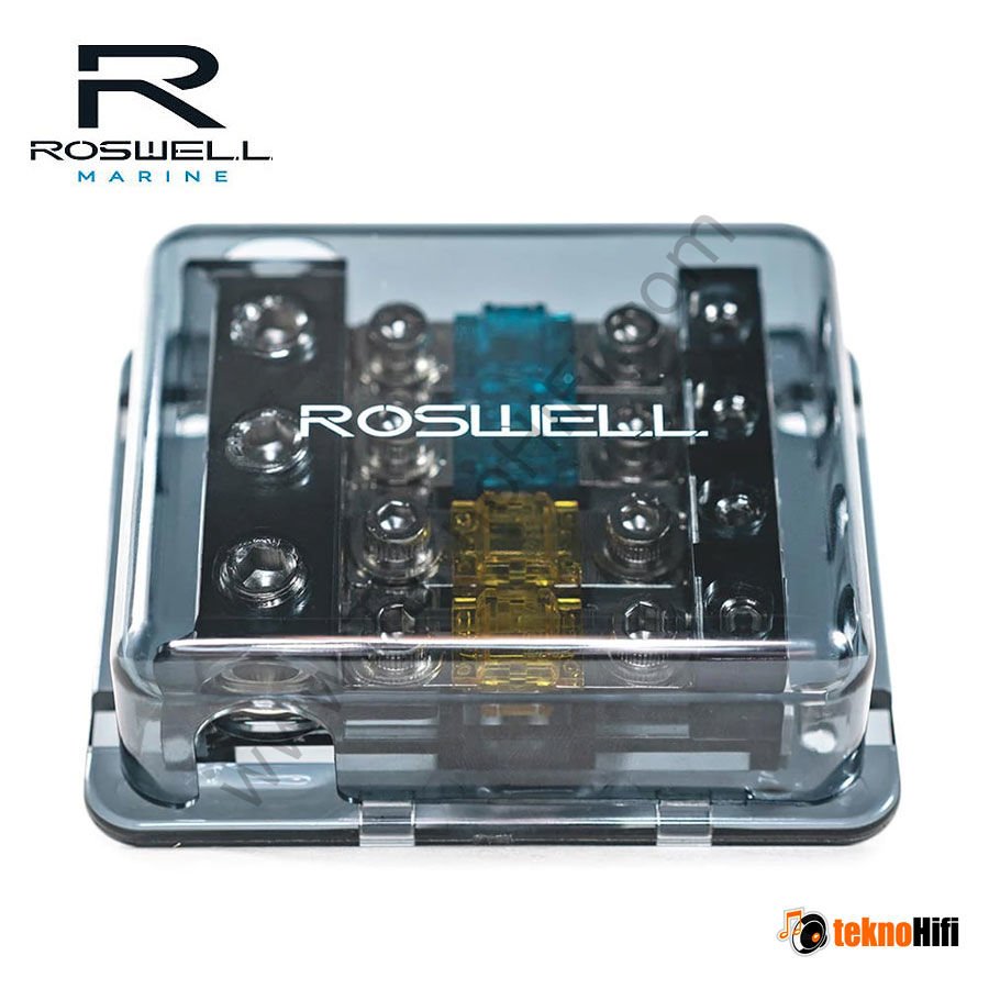 Roswell Marine C720-0542 3 In, 4 Out Distribution Block (Fused)