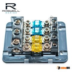 Roswell Marine C720-0542 3 In, 4 Out Distribution Block (Fused)