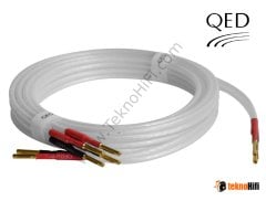 QED QE-1442 SIGNATURE  Gümüş Hoparlör kablosu / 2 x 3 Metre