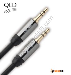 QED QE-6502 Performance Audio İki ucu 3.5mm Kulaklık Kablosu '1.5 Metre'