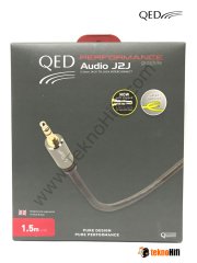 QED QE-6502 Performance Audio İki ucu 3.5mm Kulaklık Kablosu '1.5 Metre'