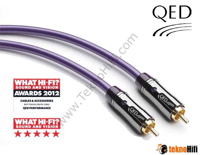 QED QE-6200 Performance Digital Audio Coaxial İnterconnect Kablo '1 Metre'