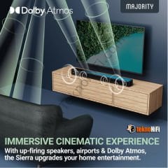 Majority Sierra Dolby Atmos 2.1.2 Kablosuz Subwoofer'lı Soundbar