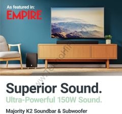 Majority K2 Bluetooth'lu Kablosuz Soundbar ve Subwoofer
