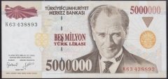 7.EMİSYON 5 000 000 LİRA K63 438893 ÇİLALTI ÇİL