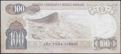 6.Emisyon 2.Tertip 100 Lira F38 596457 Çok Temiz