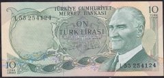 6.Emisyon 2.Tertip 10 Lira L55 254124 Çilaltı Çil