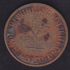 Almanya 5 Pfennig 1950 J