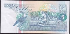 Suriname 5 Gulden 1998 Çil 666