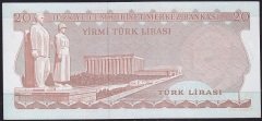 6.Emisyon 3.Tertip 20 Lira F07 460329 Çilaltı