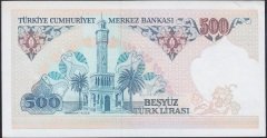 7.Emisyon 2.Tertip 500 Lira D25 342005 Çil