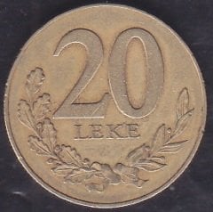 Arnavutluk 20 Leke 2000