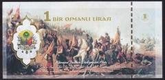 ÖZEL BASKI 1 OSMANLI LİRASI - KANUNİ SULTAN SÜLEYMAN - HOLOGRAMLI - EMNİYET ŞERİTLİ