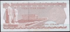 6.Emisyon 3.Tertip 20 Lira F65 506978 Çilaltı