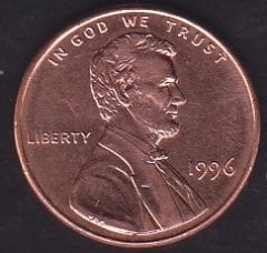 Amerika 1 Cent 1996