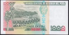 Peru 1000 Intis 1988 Çil Pick136b