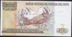 Peru 500 İntis 1987 Çil Pick134b
