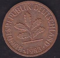 Almanya 1 Pfennig 1983 J