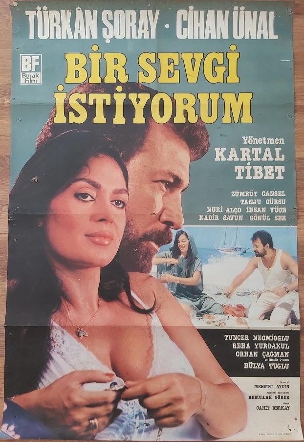 Türkan Şoray - Cihan Ünal - Bir Sevgi İstiyorum - Film Afişi