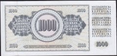 Yugoslavya 1000 Dinar 1978 Ççt Çilaltı