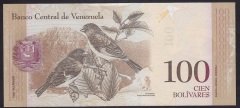 Venezuela 100 Bolivares 2015 Çil Pick93h