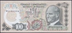 6.Emisyon 2.Tertip 100 Lira H52 522354 Çil