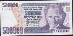 7.Emisyon 3.Tertip 500000 Lira F13 581513 Çilaltı