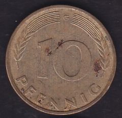 Almanya 10 Pfennig 1978 G