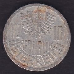 Avusturya 10 Groschen 1986