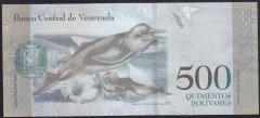 Venezuela 500 Bolivares 2017 Çilaltı Çil Pick94b