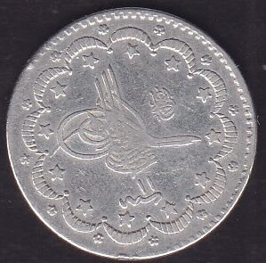 1293 / 11 Abdulhamid 5 Kuruş Gümüş