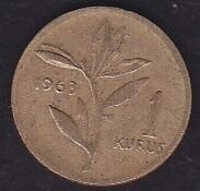 1963 Yılı 1 Kuruş