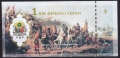 ÖZEL BASKI 1 OSMANLI LİRASI - KANUNİ SULTAN SÜLEYMAN - HOLOGRAMLI - EMNİYET ŞERİTLİ - SPECİMEN