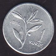 1976 Yılı 1 Kuruş