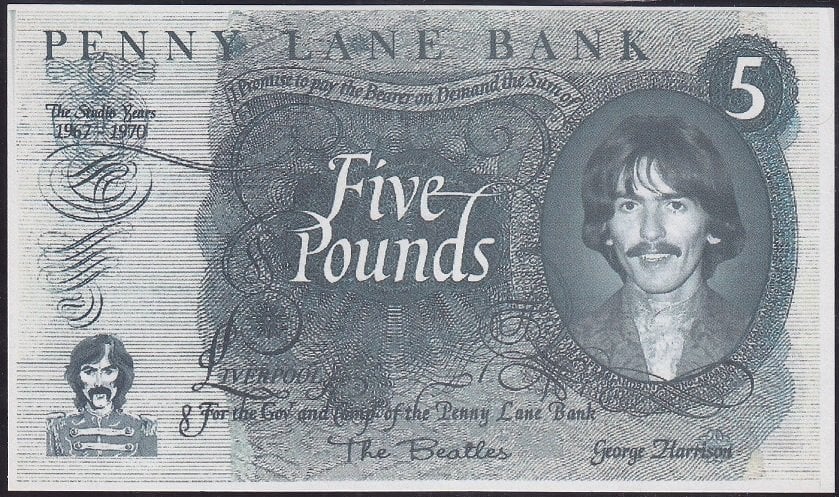 5 POUND GEORGE HARRİSON ÇİL