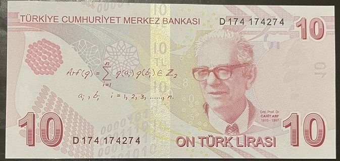 9.Emisyon 4.Tertip 10 Lira D174 174274 Çilaltı Çil