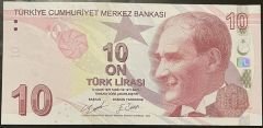 9.Emisyon 4.Tertip 10 Lira D174 174274 Çilaltı Çil