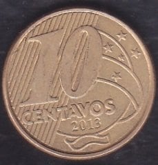 Brezilya 10 Centavos 2013