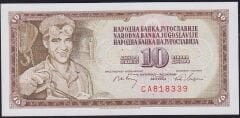 Yugoslavya 10 Dinar 1968 Çil Pick 87a