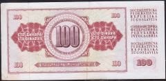 Yugoslavya 100 Dinar 1978 Çok Çok Temiz+