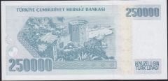 7.Emisyon 3.Tertip 250000 Lira I48 670522 Çil