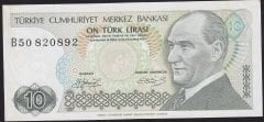 7.Emisyon 1.Tertip 10 Lira B50 820892 Çilaltı